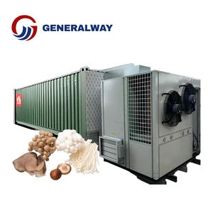Auto-Control Temperature And Humidity Optimized LED Light 40ft Mushroom Growing Container Farm