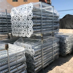 BRISTAR Galvanized Steel Ground Screw Piles For Solar Mounting System Earth Ground Screw Anchor