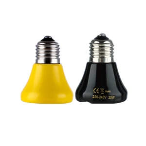 Hot Selling Lamp Heater Infrared Heating Lamp For Pet 220V 25W 50W 75W 100W 150W 200W Far Infrared Ceramic Heaters