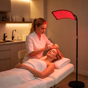 REDSKY 21W Red Infrared Light Therapy Panel 660nm 850nm LED Phototherapy Lamp for Home & Beauty Use