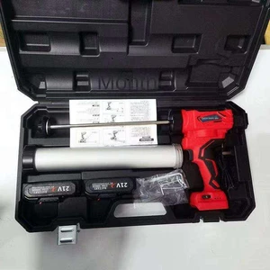 High Power 20V Cordless Caulking Gun Battery Operated Sealant Gun for Cartridge and Sausage Use