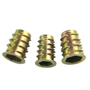 High Quality Stainless Steel Zinc Plated Fully Thread Insert Nut Internal and External Thread