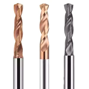 MZF HRC60 Degree Tungsten Steel Drill Super Hard Alloy 3D5D Metric Short Length Carbide Twist Drill Extended Shank DIN Standard