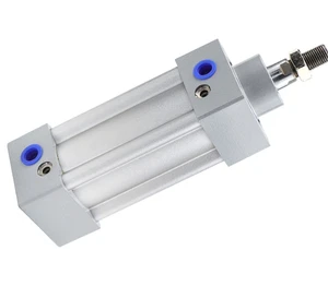 SCD100x25 Standard Piston Cylinder Pneumatic Power Core Components Aluminum Body Motor Pump Gear Bearing