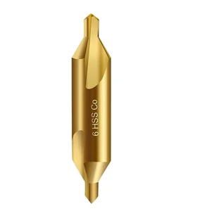 Hss-co Center Drill Bit Standard 60 Degree Angle Center Drill Bit With Double End Center Drills