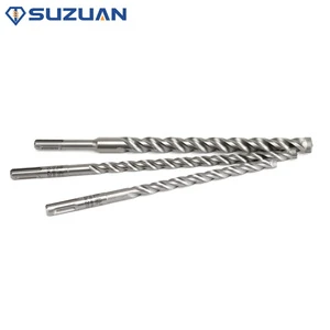 SDS PLUS 3-Flute Concrete Bit - Stone Masonry Drill for Hammer Tools 6mm Hard Material Compatible