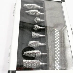 Carbide Burrs Set - 8Pcs Double Cut 1/4