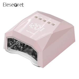 Customize Home Use 120W Rechargeable UV LED Nail Lamp with 45 LED Bulbs Professional Auto Sensor Fast Curing Equipment