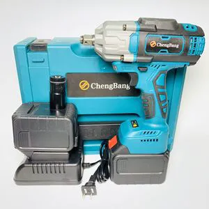 700-1400N.m High Power Heavy Duty Cordless Torque Wrench Industrial Brushless Lithium Electric Impact Wrench for Truck Tires
