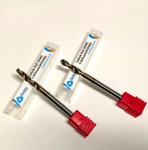 Solid Carbide HR66/65 CNC Metalworking Drill Bits Efficient 3D 5D Drilling Operations Coolant Engineered for Coolant Engineered