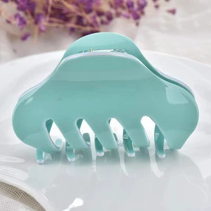 YIYI European And American Style Simple Medium Acetate Hair Claw Street Style Temperament Claw Clip For Women Custom Wholesale