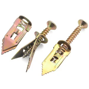 Wall Anchor Expansion Nail Sleeve Gypsum Board Fixed Anchor Bolts Zinc Surface Treatment