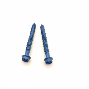 Hex Head Blue Concrete Anchor Screws Blue Tapcon Concrete Screw