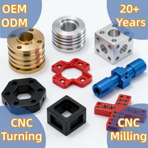 20+ Years Factory OEM CNC Machining Stainless Steel Aluminum 6061 Precision Metal Parts Drilling 3D Custom Service