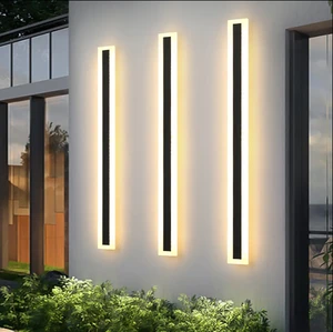 New Line Wall Lamp Outdoor Corridor Passage Villa Garden Light Power Supply Safety Passage Wall Lamp