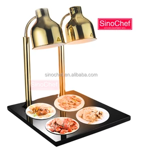 Stainless Steel Food Warming Lamp Station Infrared Food Warming Table Lamp Heating Food Heat Lamp for Buffet