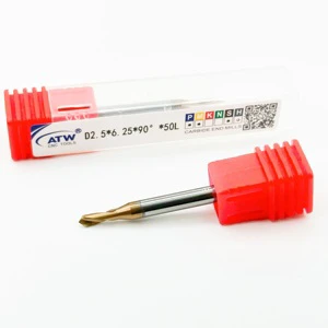 ATW Wholesale Drill High Quality Tungsten Solid Carbide Center Spot Drill D2.5*6.25*90 Degree *50L Carbide Drills OEM/ODM