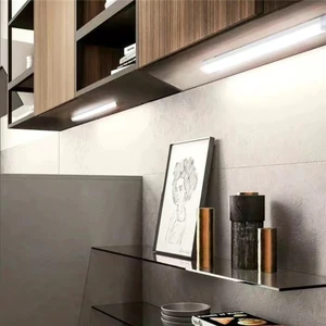 Newest Magnetic Motion Sensor Cabinet Light Counter Closet Kitchen Cupboard Night Light Wireless USB Rechargeable Light