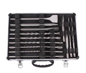 17PCS SDS Plus Shank Electric Hammer Drill Bits And Chisel Set