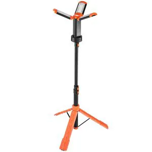 8Ah Rechargeable Cordless LED Work Light Stand 2200 Lumens 30 3 Detachable Lamp Heads Tripod Stand for Outdoor Lighting Supply
