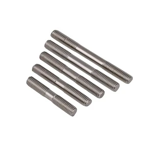 M6 M8 M10 M12 316 Stainless Steel Dual Head Threaded Bar Double End Thread Rod Headless Stud Bolts Screw Tooth Stick DIN