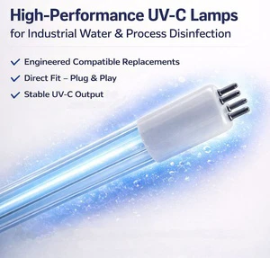 GPH846T5L/HO 80W 843mm T5 Four Pins High Output Uvc Disinfection Light Water Sanitation Lamp for Water Purification System