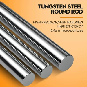 2mm 4mm Ground Tungsten Carbide Round Rods for CNC Cutting Tools | Solid Carbide Round Bar for End Mills & Drills Manufacturing