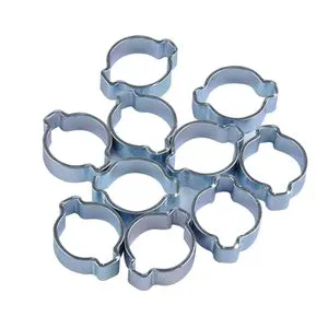 Automotive Double Ears Hose Clamp 5-47mm Water Fuel Pipe