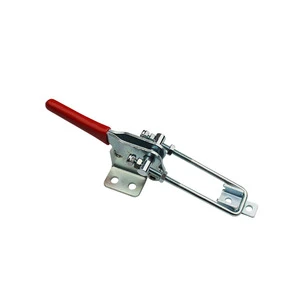 SPCC Steel Industrial Toggle Clamp Adjustable Latch Length Zinc Plated Finish Box Packaging 3 Size Options Variable Clamping