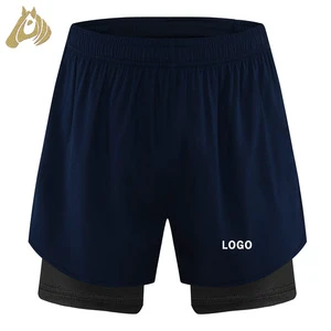 Competitively Priced Men's Casual Mid Waist Sleek Slim-fit Breathable Polyester Sport Shorts