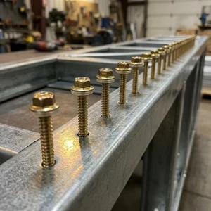 Professional Self-tapping Hex Head Screws with Pilot Hole Creating Function for High Efficiency Fastening