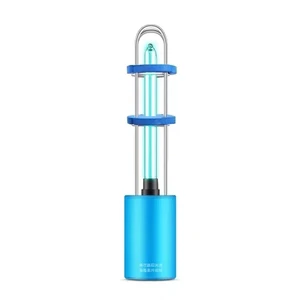 5W Ultraviolet Lamp (Black/Blue) 185-253nm Wavelength Remote Control for Medical Hotel Office Use-Secure Packaging Soft