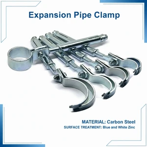 Expansion Pipe Clamp Heavy Duty Carbon Steel Pipe Hanger Bracket for Pipeline Fixing