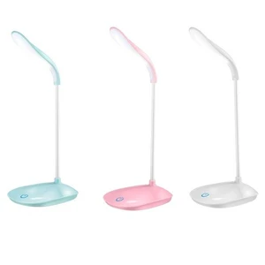 OEM LED Mini Portable Recharge Table Lamp Warm White 3 Color Touch Control Reading Lamp Desk Lamp Night Lights for Study Work