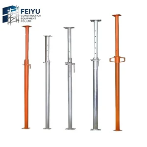 Cost-effective Telescopic Q195 Steel Shore Jack, Galvanized Anti-rust Post For Civil House Concrete Formwork