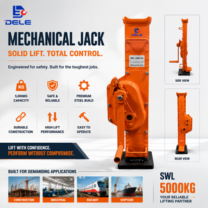 20 Ton Steel Manual & Hydraulic Mechanical Lifting Jack for Various Applications