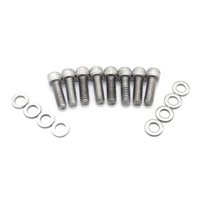 304 Stainless Steel Hex Socket Head Screw Washer 8Pcs For Valve Cover Repair 104003