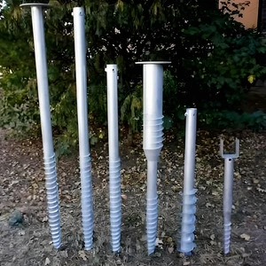 High Quality Foundation System Ground Screw Anchor / Ground Screw Pile For Helical Pile Underpinning