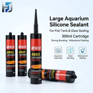 4803 Fish Tank Sealant 300ml Strong Bonding Silicone Glue for Aquarium Glass Joint Sealing