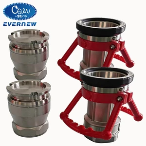 EVERNEW Stainless Steel Gravity Casting Smooth Leak-proof Dry Break Disconnect Coupling Oil Gas Transfer Male Connection Head