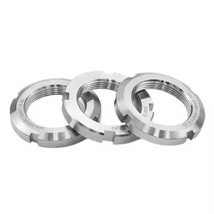 M95*2 M100*2 M105*2 M110*2 M115*2 M120*2 Round Nut GB810 Stainless Steel 304 Circular Slotted Nut Lock Nut high quality