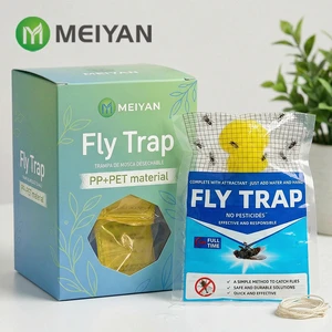 Home Garden Backyard Patio Usage Fly Trap Bag Portable Compact Disposable Fly Trap Efficient Fly Trap