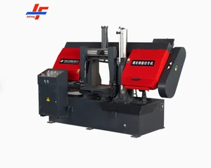 GZ4240 Semi Automatic Steel Cutting Band Saw with Hydraulic Vise
