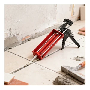 Durable Metal Manual Double Caulking Gun Comfortable Grip Efficient Sealing Tool For Home & Industry