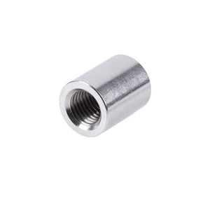 Custom Precision CNC Machining Cylinder SUS316 M6 Threading Bushing