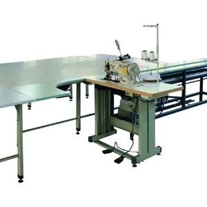 Automatic Quilt Comforter Carpet Mattress Bed Tape Edge Over-lock Sewing Machine With Working Table