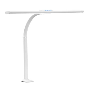 40W 6500Lux DC E26 Flexible Cordless LED Desk Lamp Adjustable Gooseneck Large Bright Dimming Office Workbench Studio Computer