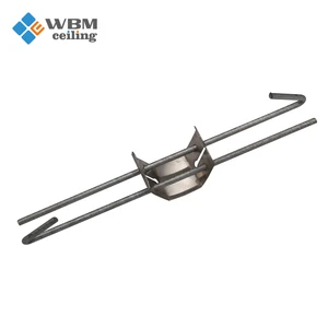 Factory Direct Galvanized Adjustment Spring Clip for Suspended Ceiling System Ceiling Grids Accessories