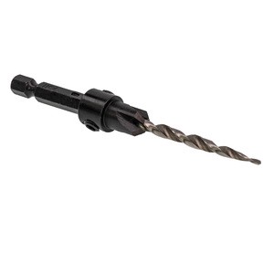 ATI- Superior Technology HSS M2 1/8 Adjustable Hex Shank Tapered Countersink Drill Bit Set for Woodworking