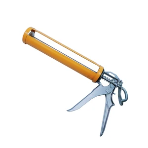 MH Industrial Steel Sealant Gun Free Sample 300ml High Quality Skeleton Manual Semi-Circle Caulking Gun 15 Inch Silicone
